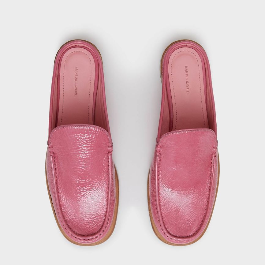 Women's Mansur Gavriel Walker Mules Pink | AU 79M8HN